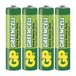 Zinko-chloridov batria GP Greencell R03 (AAA) 4ks