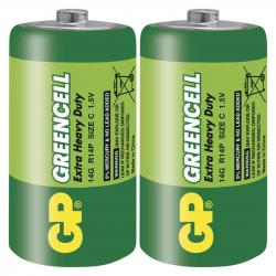 Zinko-chloridov batria GP Greencell R14 (C) 2ks