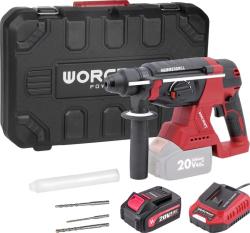 Kladivo Worcraft CRH-S20LiBCM, 20V, ShareSYS, SDS+, 3J, bezuhl�kov�, set v kufr�ku