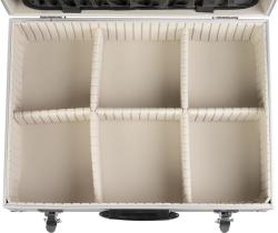 Kufor na nradie Strend Pro ATB80, Alu, hlinkov, 45x33x15 cm, uzamykac