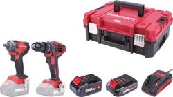 Set Worcraft XCUBE031 ShareSYS Toolbox, uahovk 450 Nm, skrutkova 50 Nm, 1x 2.0 Ah akumu