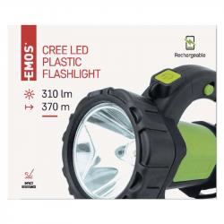 CREE LED + COB LED nabj. svietidlo P4526, 300 lm, 2000 mAh