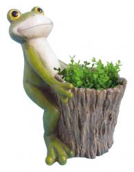 Dekorcia MagicHome Gecco, abka/kvetin, magnesia, 32x25x39 cm