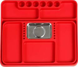 Ndoba Strend Pro, na skrutky, magnetick, siliknov, do autodieln, 272x240x25 mm