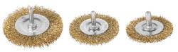 Kefa na br�senie Strend Pro C9003, 50-65-75 mm, okru�n�, vlnit�, 3-dielna sada kief, so st