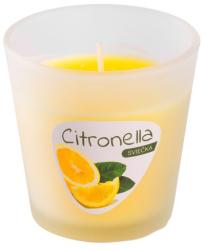 Svieka Citronella CG144, repelentn, sklenen pohr, 80 g, 80x70 mm