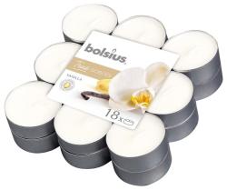 Svie�ky Bolsius Tealight True Scents, �ajov�, vonn�, vanilka, bal. 18 ks