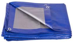 Plachta Tarpaulin Profi 2x2 m, 140 g/m, zakrvacia, modr, s okami