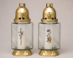 Kahanec Grave, sklo, 20 h, 70 g,  na hrob, mix  decor,