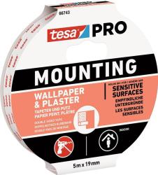 P�ska tesa� Mounting PRO, mont�na, na tapety a omietky, lepiaca, 19 mm, L-5 m