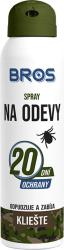Sprej Bros, proti klie��om, na odev, repelentn�, 120/90 ml