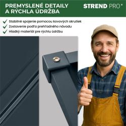 Domek Strend Pro, na robotick kosaku, gar, plech, antracit, 86x88x60 cm