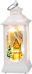 Lamp MagicHome Vianoce, plast, 5xLED tepl biela, 4.8x4.8x12.8 cm, 3xLR44