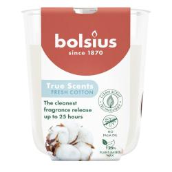 Svie�ka Bolsius True Scents, �erstv� balvna, 80x73 mm, v skle