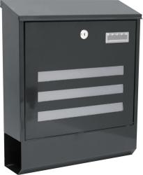 Schr�nka LINEA, 35x11,5x41,5 cm, po�tov�, antracit