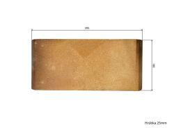 �amot 39,5 x 18 x 2,5