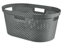 K�� Curver� INFINITY RECYCLED 40 lit., antracit, 59x39x27 cm, na bielize�, pr�dlo