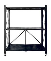Reg�l Racks RAW3T, kovov�, 3 police, 0870x720x340 mm, max. 50 kg/polica, prenosn�, na koli
