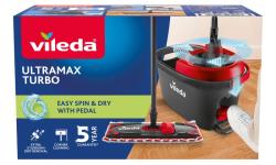S�prava upratovacia Vileda Ultramax TURBO mop+vedro + handri�ka Actifibre Soft