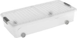 Box s vekom KIS W Box Underbed L, 35L, priesvitn, 39x79x17 cm, s kolieskami