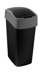 K Curver PACIFIC FLIP BIN 25 lit., 34x26x47 cm, ierno/ed, na odpad