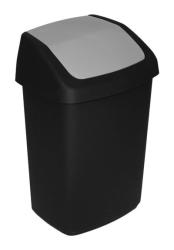 K Curver SWING BIN, 10 lit., 19.8x24.6x37.3 cm, ierny/siv, na odpad