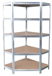 Regl Racks RAT80, do kta, rohov, kovov, MDF, 5 polc, 180x90x40 cm, max. 150 kg/polica