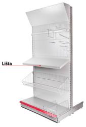 Lita Racks H29 na cenovky, 950 mm, transparentn *M*