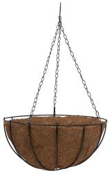 Kvetin�� Strend Pro LC-CocoH-22, 25x25x12 cm, visiaci, oce�/kokos, z�vesn�, s retiazkou a