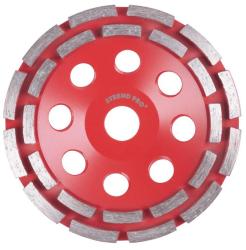 Kot�� Strend Pro Premium CGW22, 150 mm, 2rowsCup, br�sny, diamantov�, na bet�n, dvojradov�