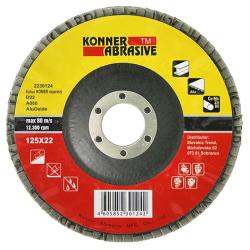 Kot�� KONNER D22 125x22 mm, A100, AluOxide, vejarov�, lamelov�