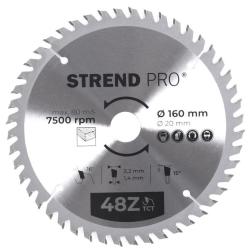 Kot�� Strend Pro TCT 160x2.2x20/16 mm 48T, na drevo, p�lov�, SK pl�tky