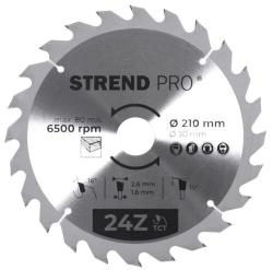 Kot�� Strend Pro TCT 210x2.6x30/20 mm 24Z, na drevo, p�lov�, SK pl�tky