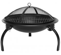 Ohnisko Strend Pro Homefire, BBQ, gril s rotom, na dreven uhlie, kovov, okrhle, 545x40