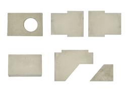 Sada �amotov�ch teh�l na Thalia Ewa, 5,3 kW, 120 mm,