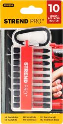 Sada bitov Strend Pro Premium, PH, PZ, TORX, S2 pevnos�, 1/4", 50mm, 10 dielna