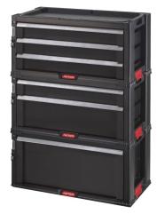 Box Keter� 17201228, TOOL CHEST SET, 6 z�suviek, 560x750x290 mm, na n�radie