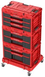 Box QBRICK� System ONE Workshop Red - Cart, 3x Toolbox, 4 dielna sada boxov na n�radie