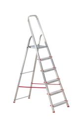 Schod�ky ALVE EUROSTYL HOBBY 2916 6 stupienkov�, �erven�, 198 cm, nosn. 120 kg