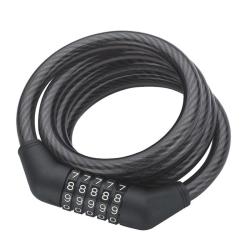 Z�mok ZOLI 87620, 10 mm x 120 cm, na bicykel, 5 ��seln� k�d, �pir�la