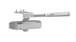 Zatv�ra� dver� Yale DC3500 EN 2/3/4, s ramienkom a paraleln�m plechom, strieborn�