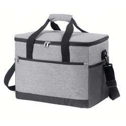 Termotaka Strend Pro, 30L, siv, chladiaca, skladacia, kempingov, 27x40x31 cm