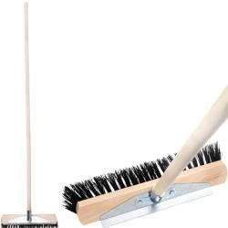 Metla Geco U400.3 DUO WH, 400 mm, tetiny Pvc/oce, cestrska, s nsadou