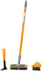 Kefa Strend Pro, �istiaca, na z�mkov� dla�bu, 4 dielna sada, s teleskopickou n�sadou, odst