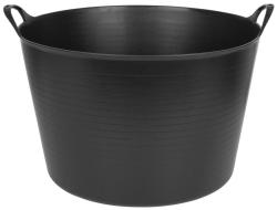 Vedro Strend Pro Flexi, �ierne, stavebn�, s u�ami, 51,5x39 cm, 55 lit.