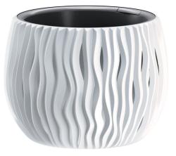Kvetin�� s vlo�kou SANDY Bowl 240, 238x161 mm, biela