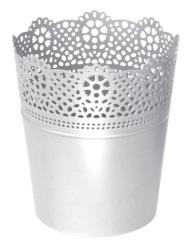 Kvetin LACE 180 mm, biely