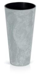 Kvetin�� s vlo�kou TUBUS Slim Beton 250x475 mm, vzh�ad bet�n