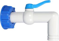 Ventil Strend Pro, z�hradn�, 1"- 90�, 32 mm, s redukciou na IBC n�dr�, PVC