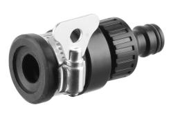 Adapt�r DY8012, 1/2", Snap-In, na z�hradn� hadicu, s kovovou sponou